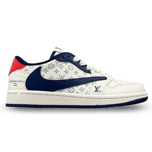 Louis Vuitton x Nike Air Jordan 1 Low “Tricolor Monogram” (Custom)
